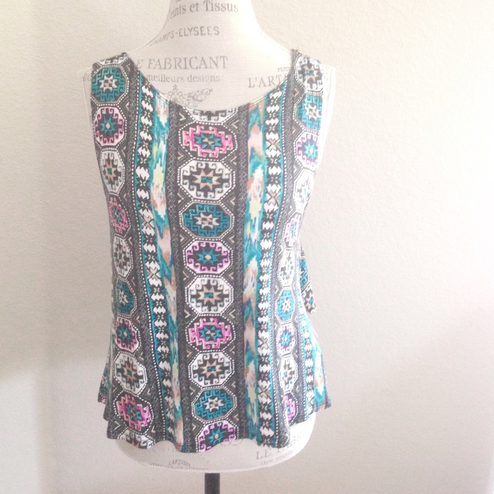 NWOT "Aurora" open-back top